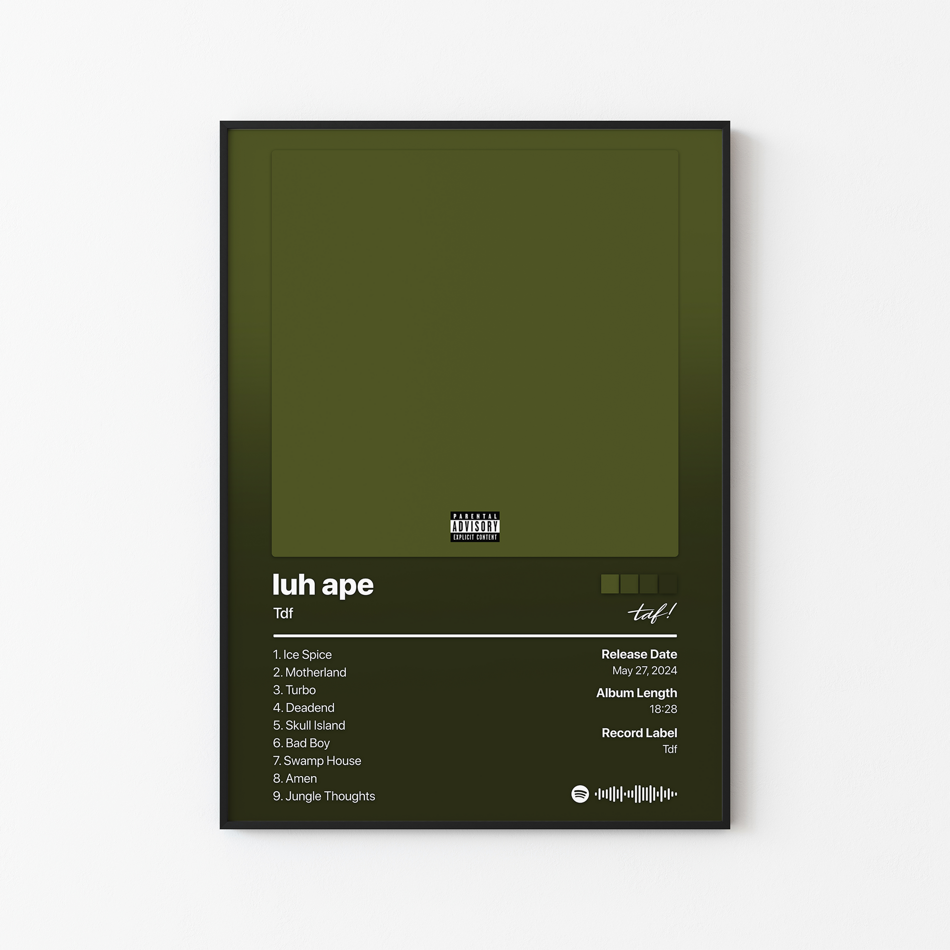 Tdf luh ape Album Poster
