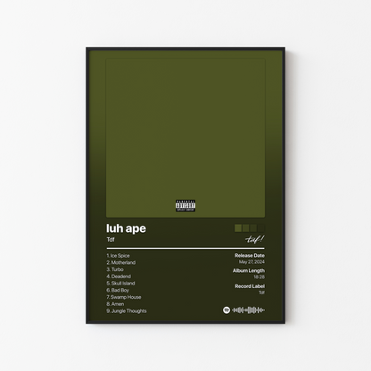 Tdf luh ape Album Poster