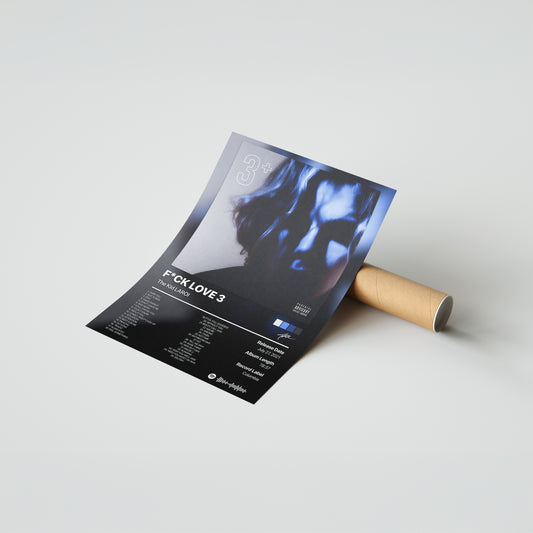 The Kid LAROI FUCK LOVE 3 Plus (OVER YOU) Album Poster