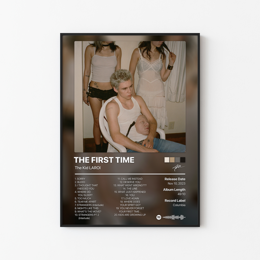 The Kid LAROI THE FIRST TIME Album Poster