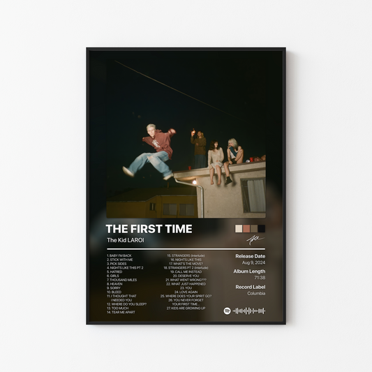 The Kid LAROI THE FIRST TIME (Deluxe) Album Poster