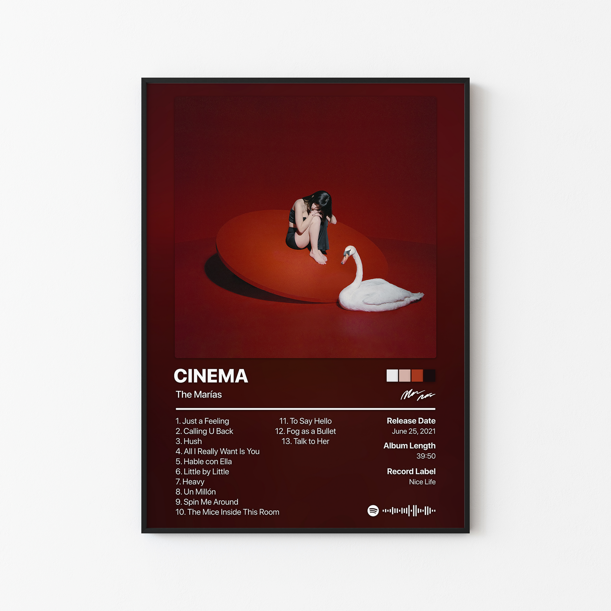 The Marias CINEMA Album Poster
