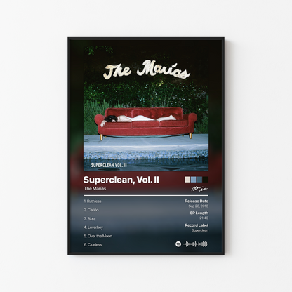 The Marias Superclean, Vol. 2 Album Poster
