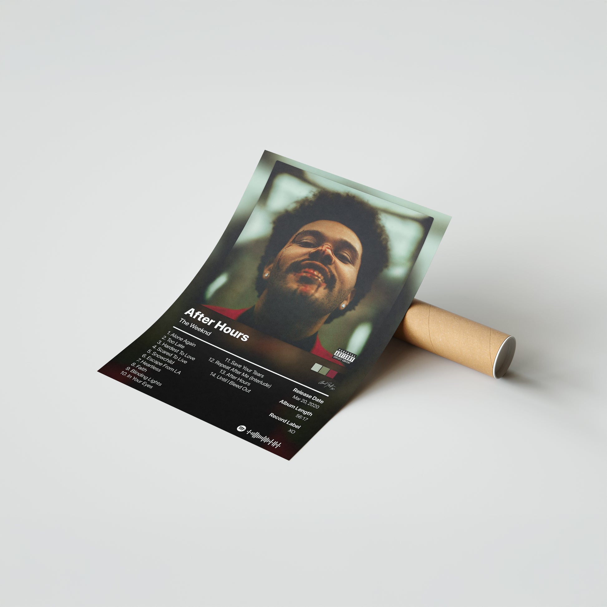 The Weeknd After Hours Album Poster
