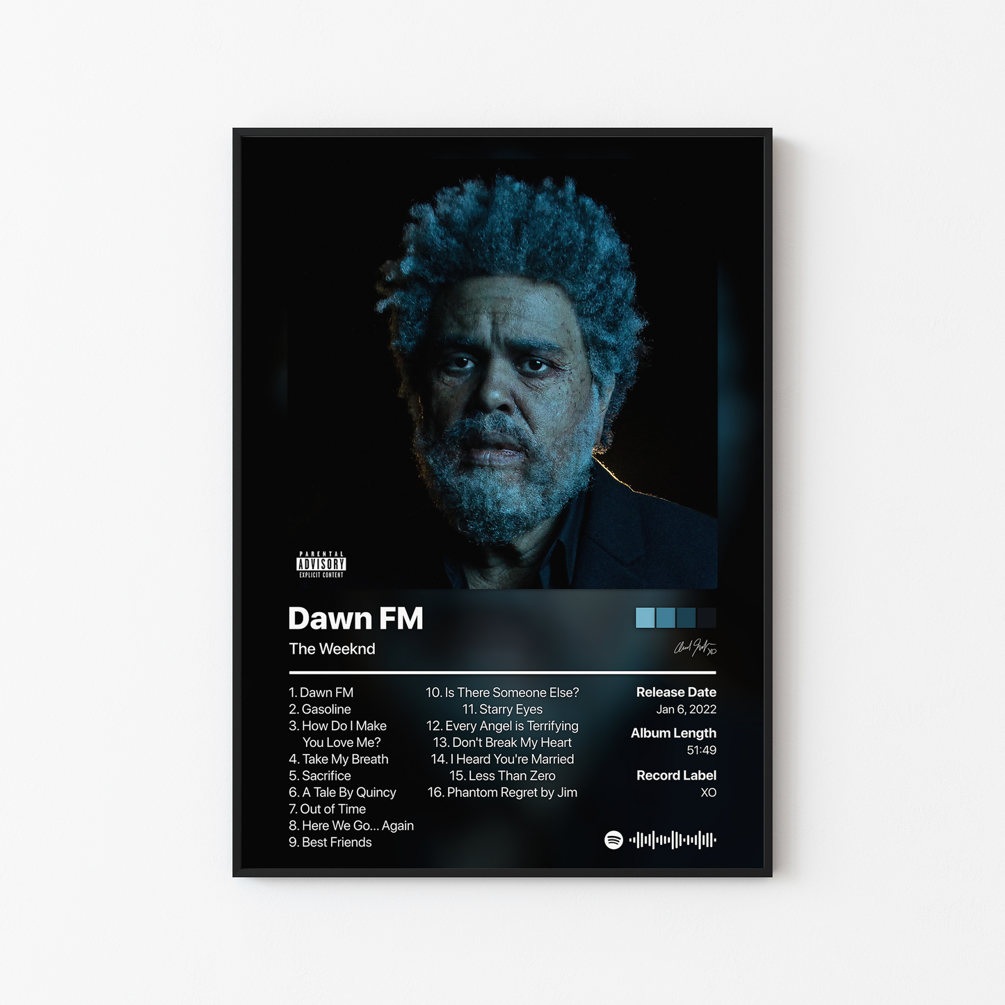 The Weeknd Dawn FM Album Poster