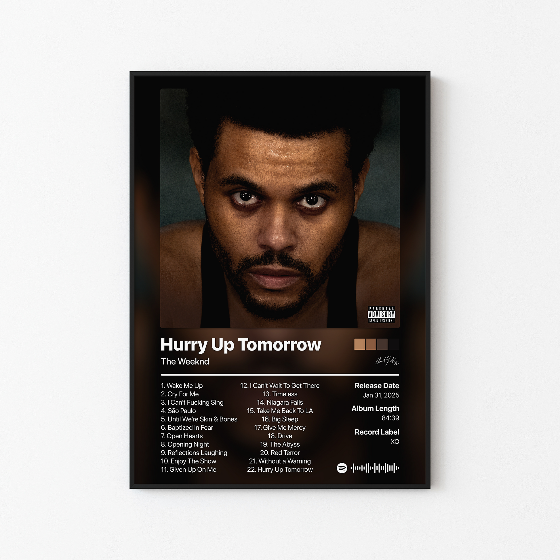 The Weeknd Hurry Up Tomorrow Album Poster