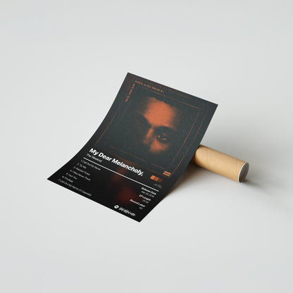 The Weeknd My Dear Melancholy Album Poster