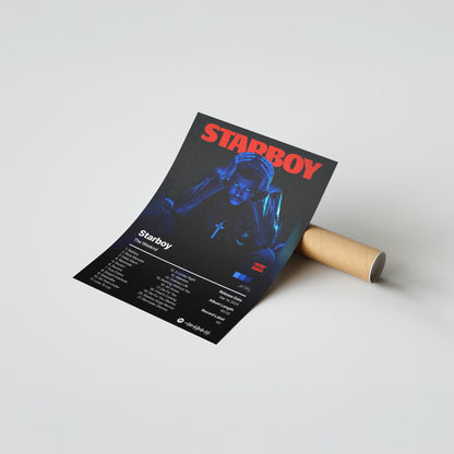 The Weeknd Starboy (Deluxe) Album Poster