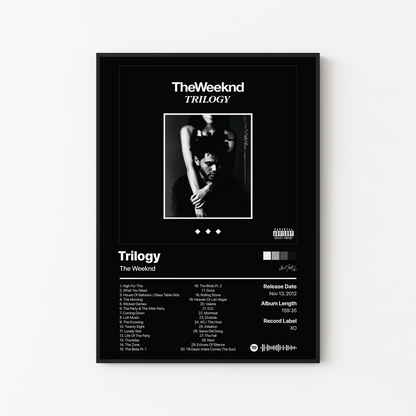 The Weeknd Trilogy Album Poster