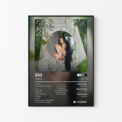 Tinashe 333 Album Poster