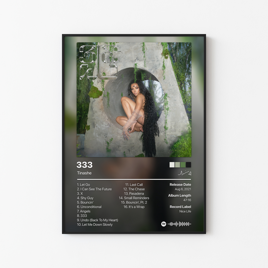 Tinashe 333 Album Poster