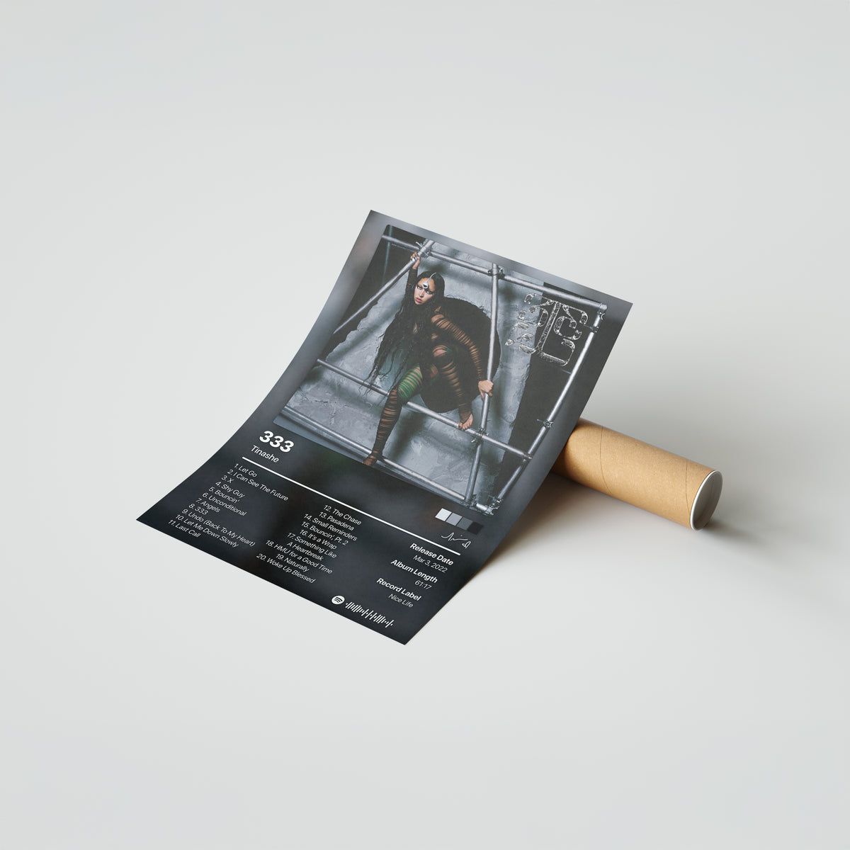 Tinashe 333 (Deluxe) Album Poster