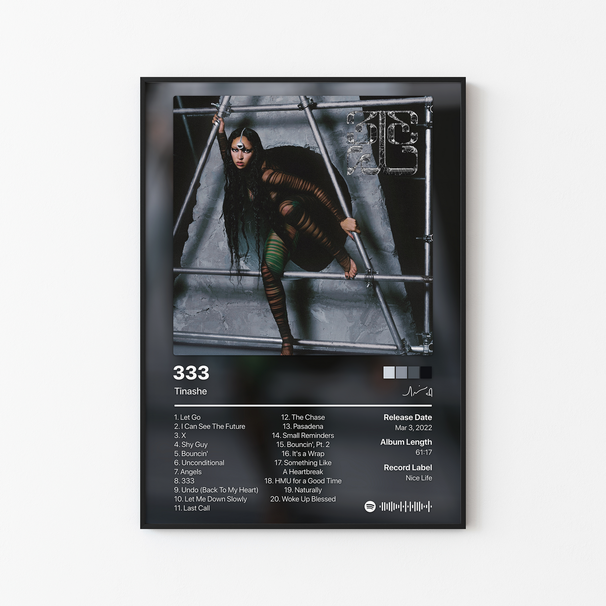 Tinashe 333 (Deluxe) Album Poster