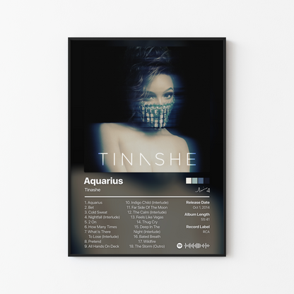 Tinashe Aquarius Album Poster