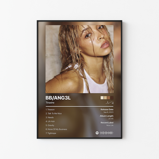 Tinashe BB/ANG3L Album Poster