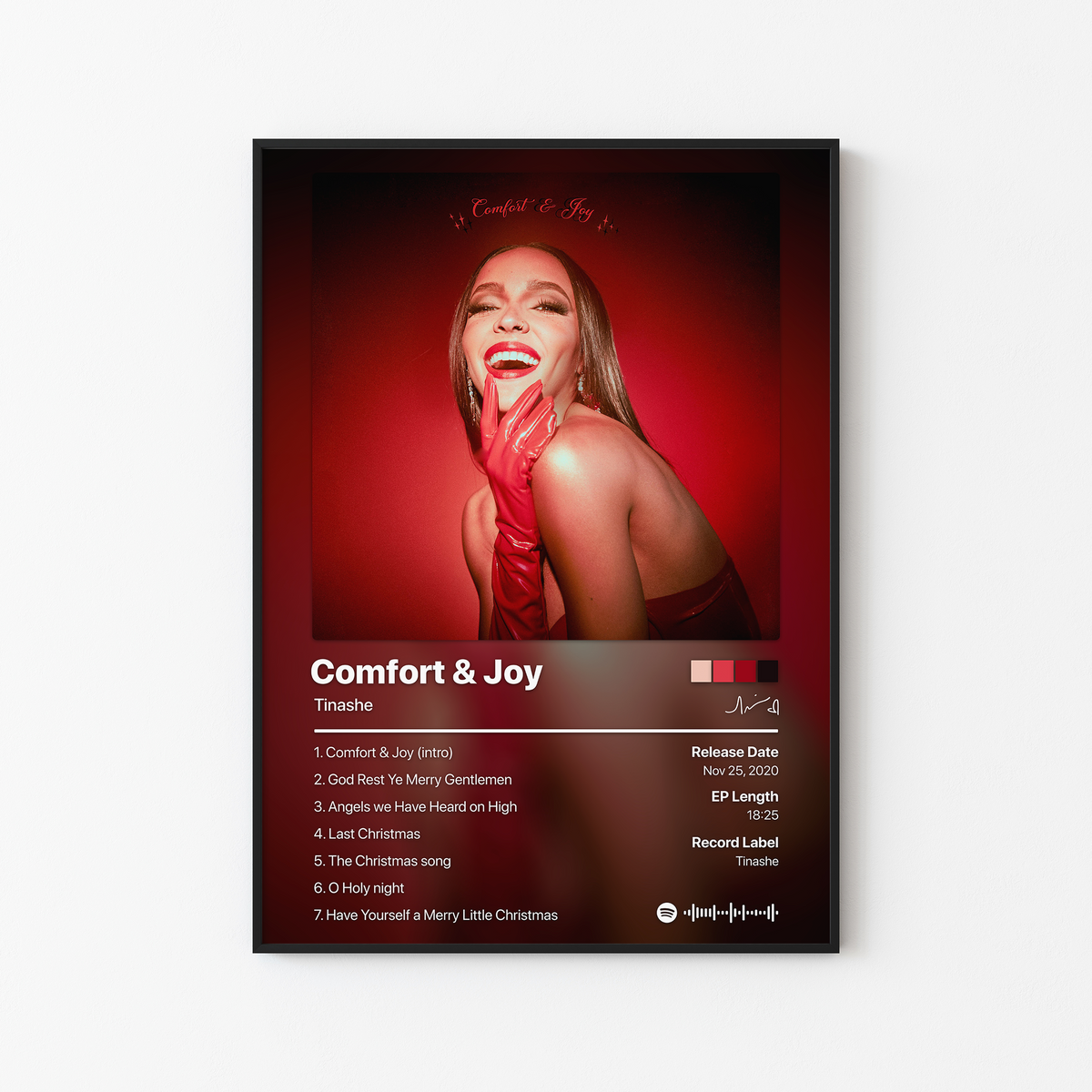 Tinashe Comfort & Joy Album Poster