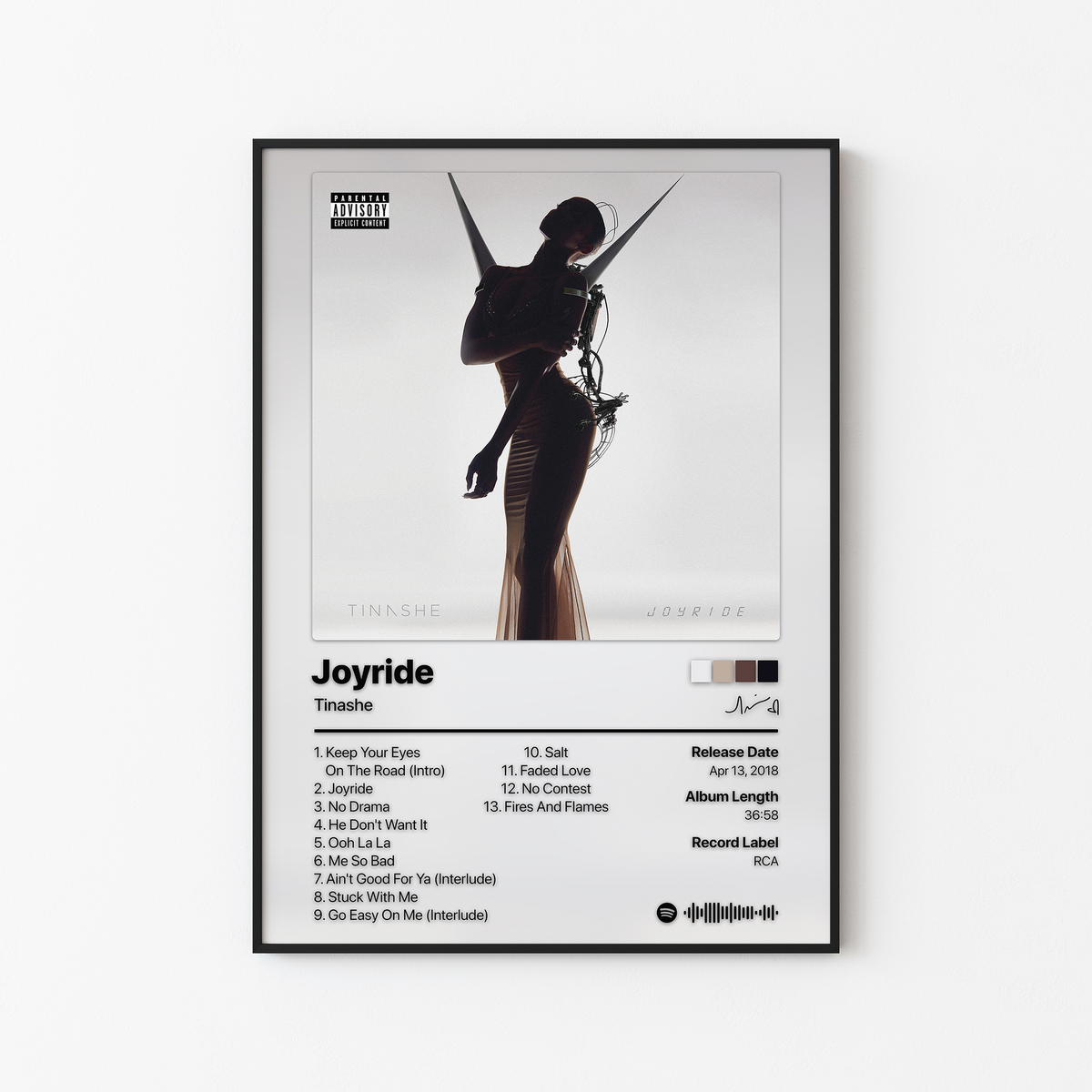 Tinashe Joyride Album Poster