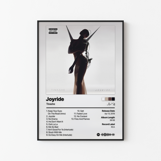 Tinashe Joyride Album Poster