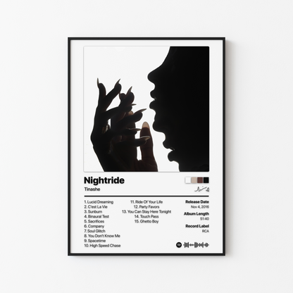 Tinashe Nightride Album Poster