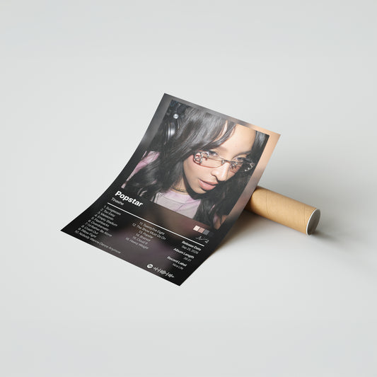 Tinashe Popstar Album Poster
