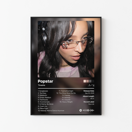 Tinashe Popstar Album Poster