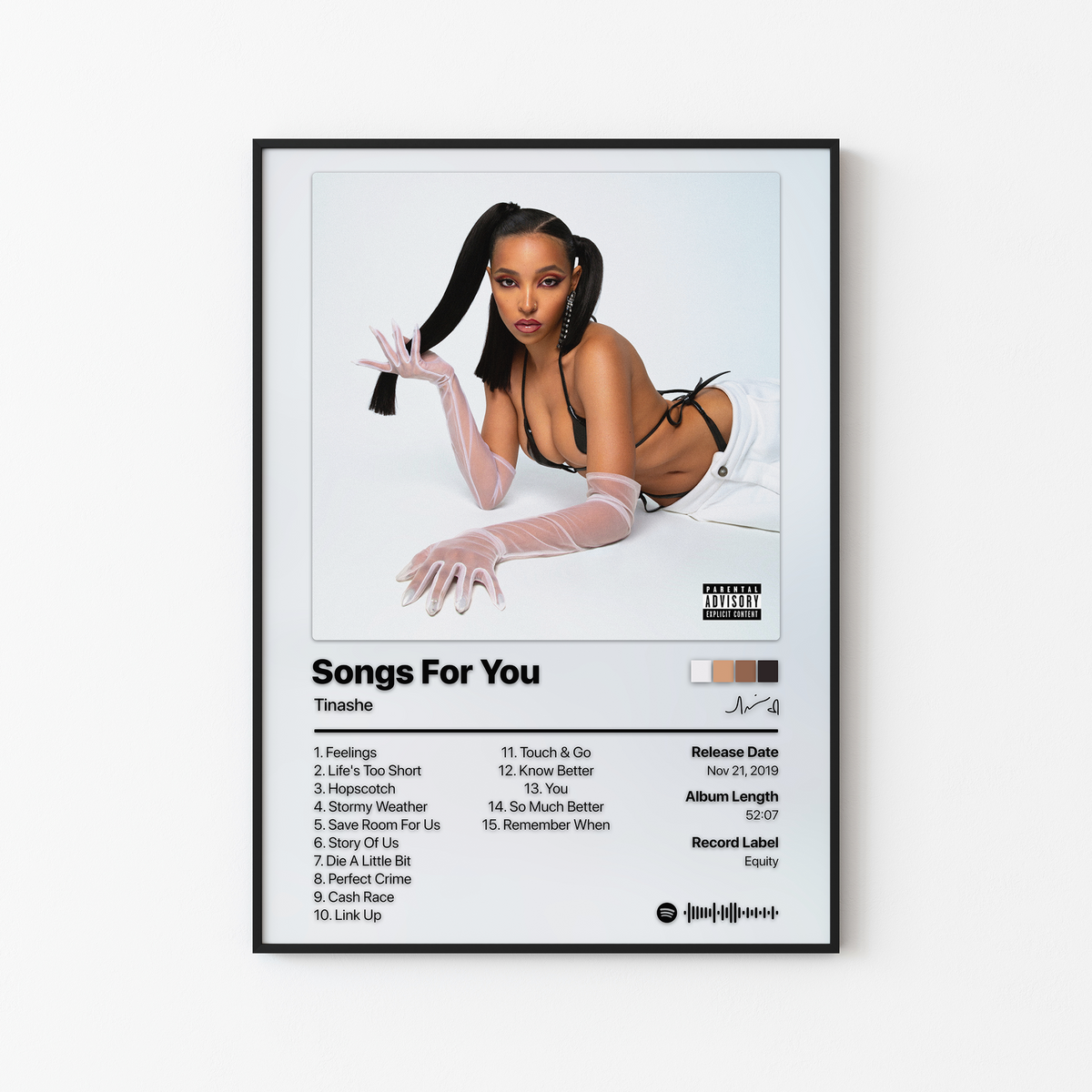Tinashe Songs For You Album Poster