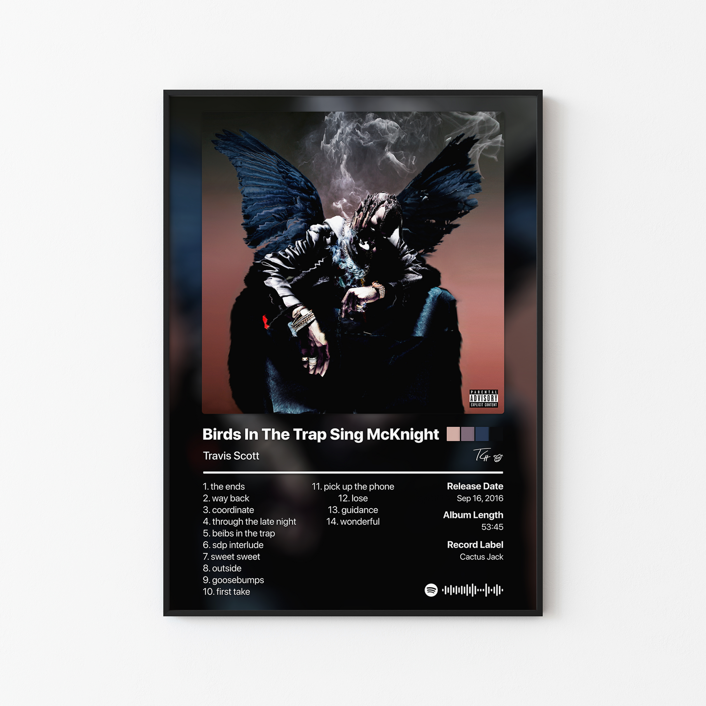 Travis Scott Birds In The Trap Sing McKnight Album Poster
