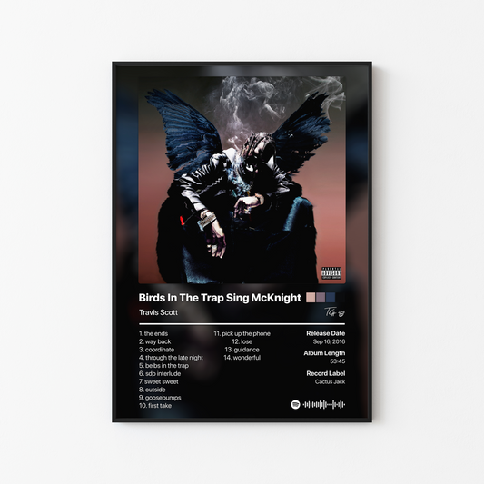 Travis Scott Birds In The Trap Sing McKnight Album Poster