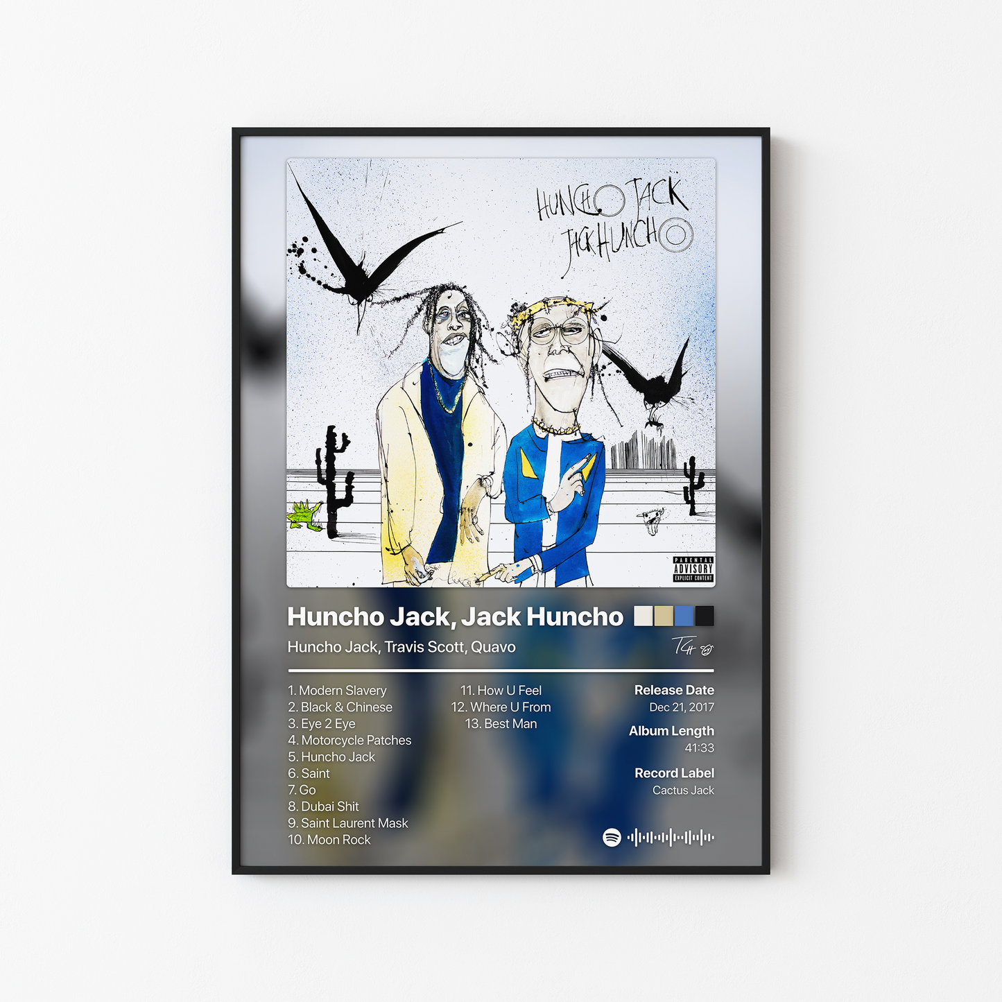 Travis Scott Huncho Jack, Jack Huncho Album Poster