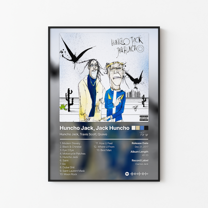 Travis Scott Huncho Jack, Jack Huncho Album Poster