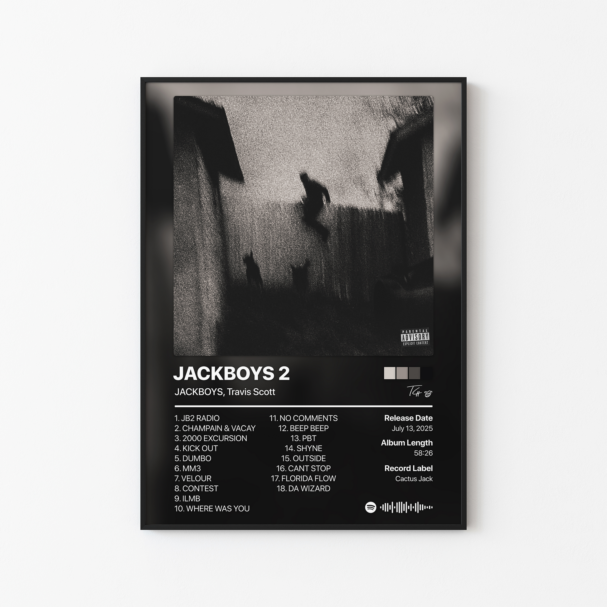 Travis Scott JACKBOYS 2 Album Poster