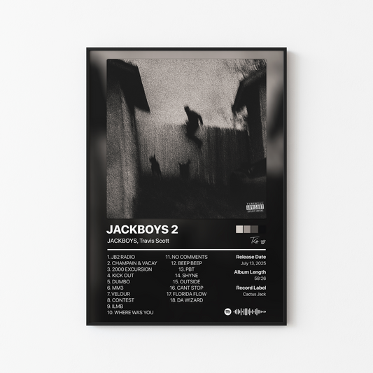 Travis Scott JACKBOYS 2 Album Poster
