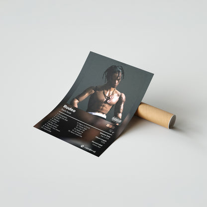 Travis Scott Rodeo Album Poster