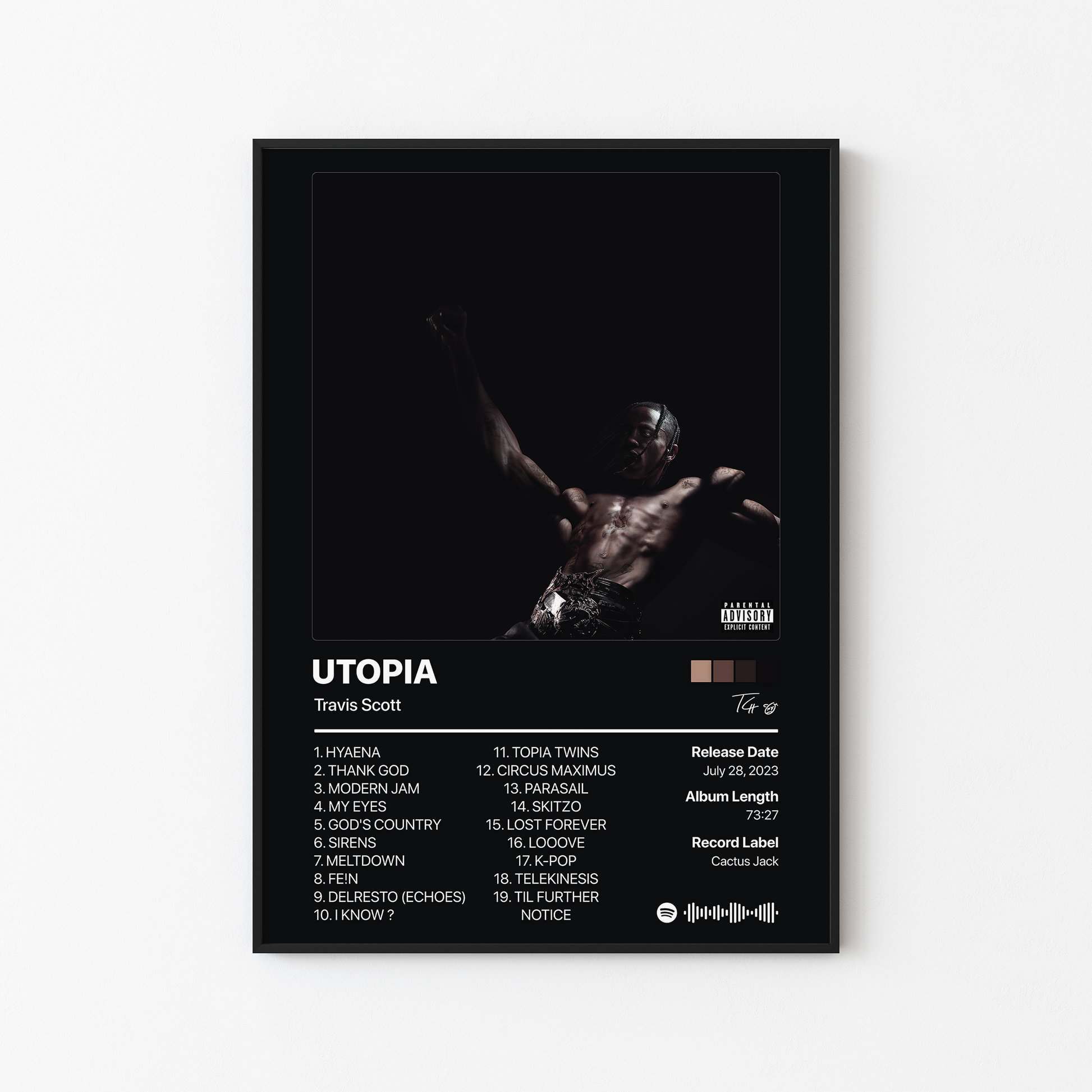 Travis Scott UTOPIA Album Poster