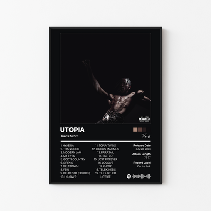 Travis Scott UTOPIA Album Poster