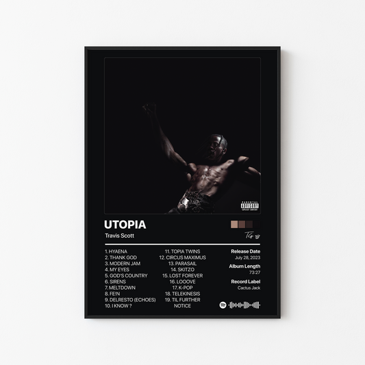 Travis Scott UTOPIA Album Poster