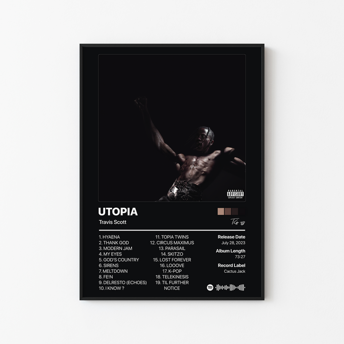 Travis Scott UTOPIA Album Poster