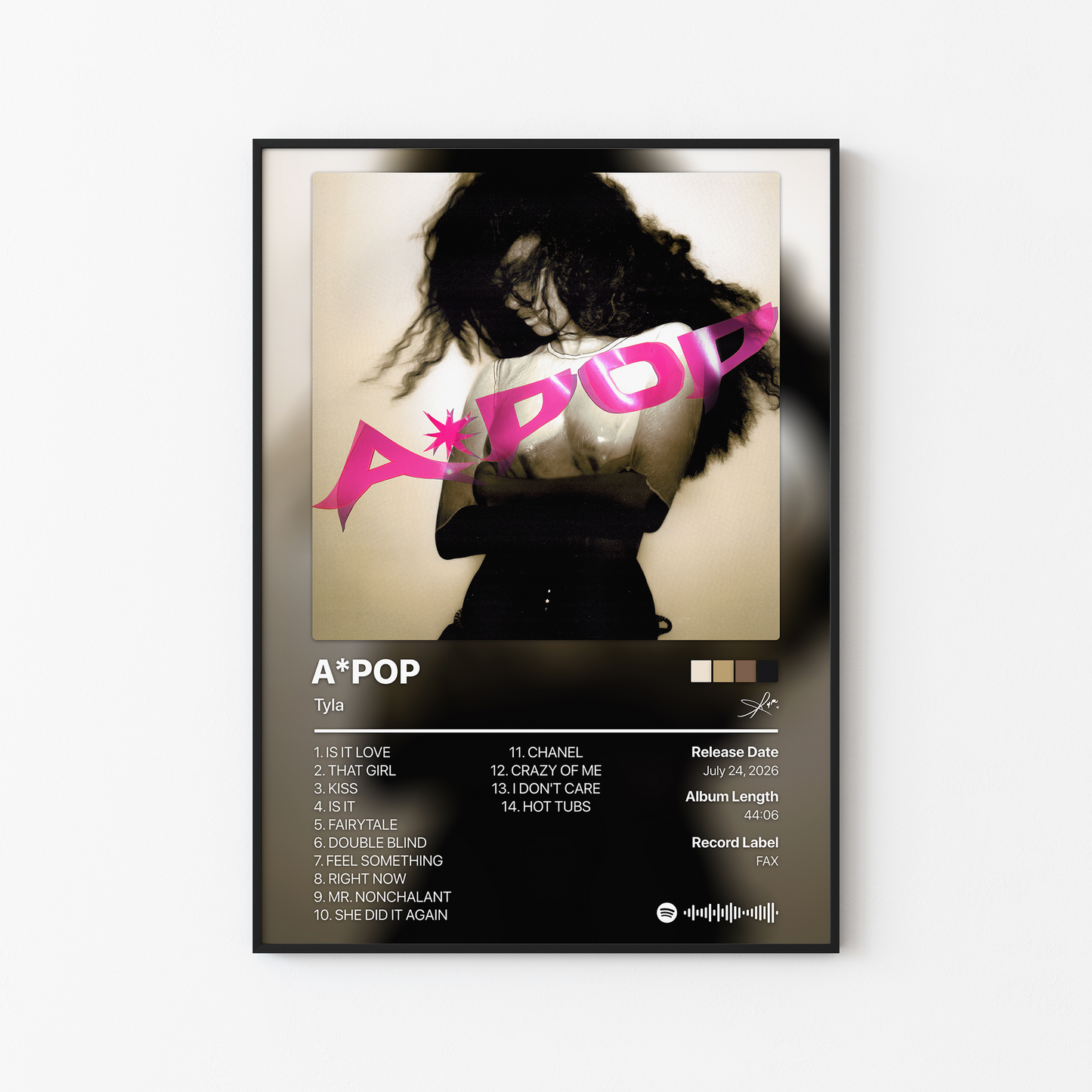 Tyla APOP Album Poster