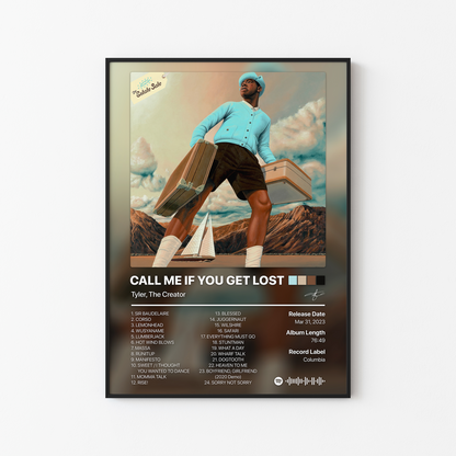 Tyler, The Creator CALL ME IF YOU GET LOST: The Estate Sale Album Poster