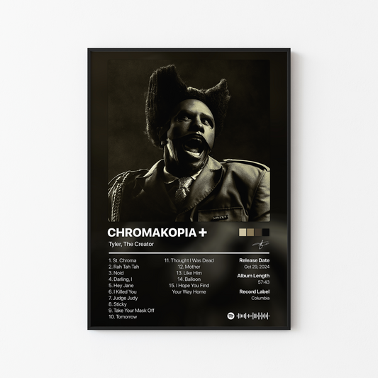 Tyler, The Creator CHROMAKOPIA Plus Album Poster