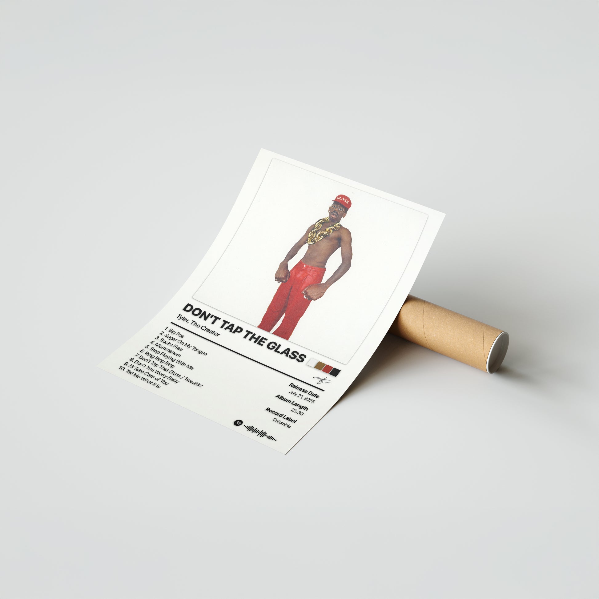 Tyler, The Creator DON'T TAP THE GLASS Album Poster