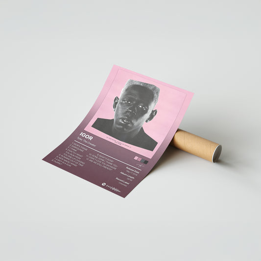 Tyler, The Creator IGOR Album Poster