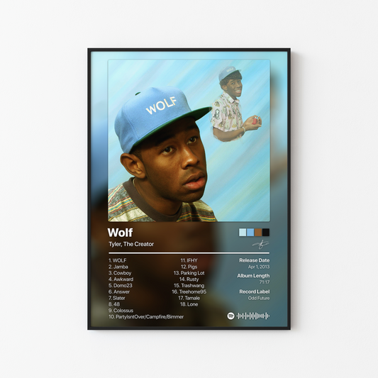 Tyler, The Creator Wolf Album Poster