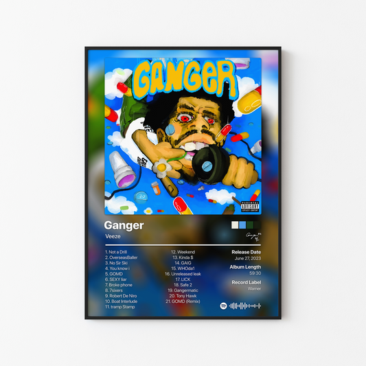 Veeze Ganger Album Poster