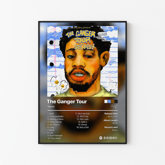 Veeze The Ganger Tour Album Poster