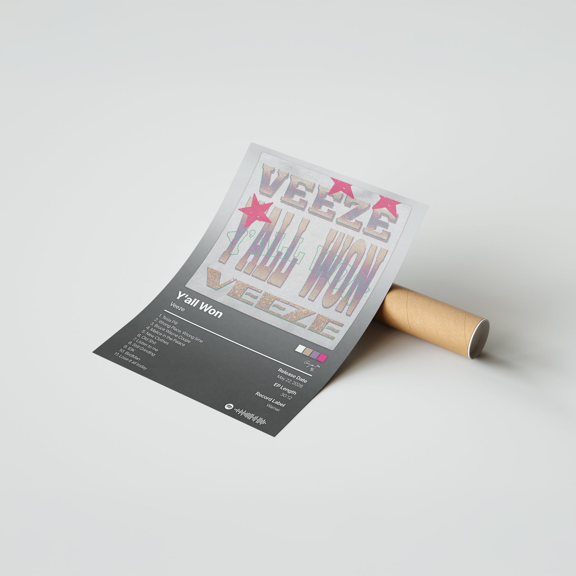 Veeze Y'all Won Album Poster