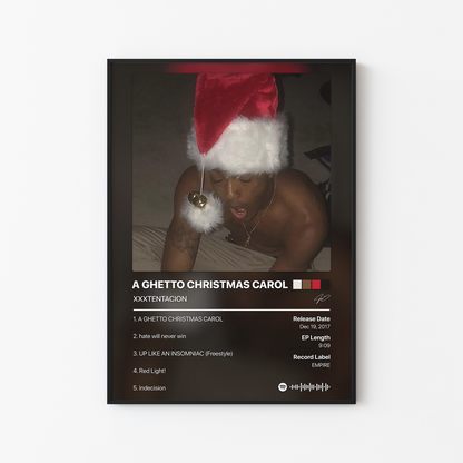 XXXTENTACION A GHETTO CHRISTMAS CAROL Album Poster