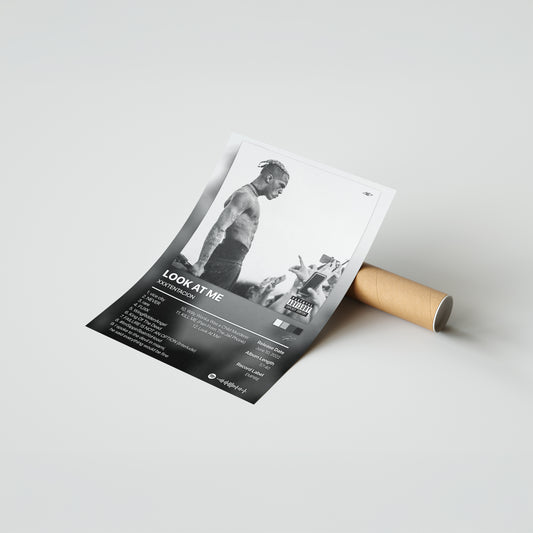 XXXTENTACION LOOK AT ME Album Poster