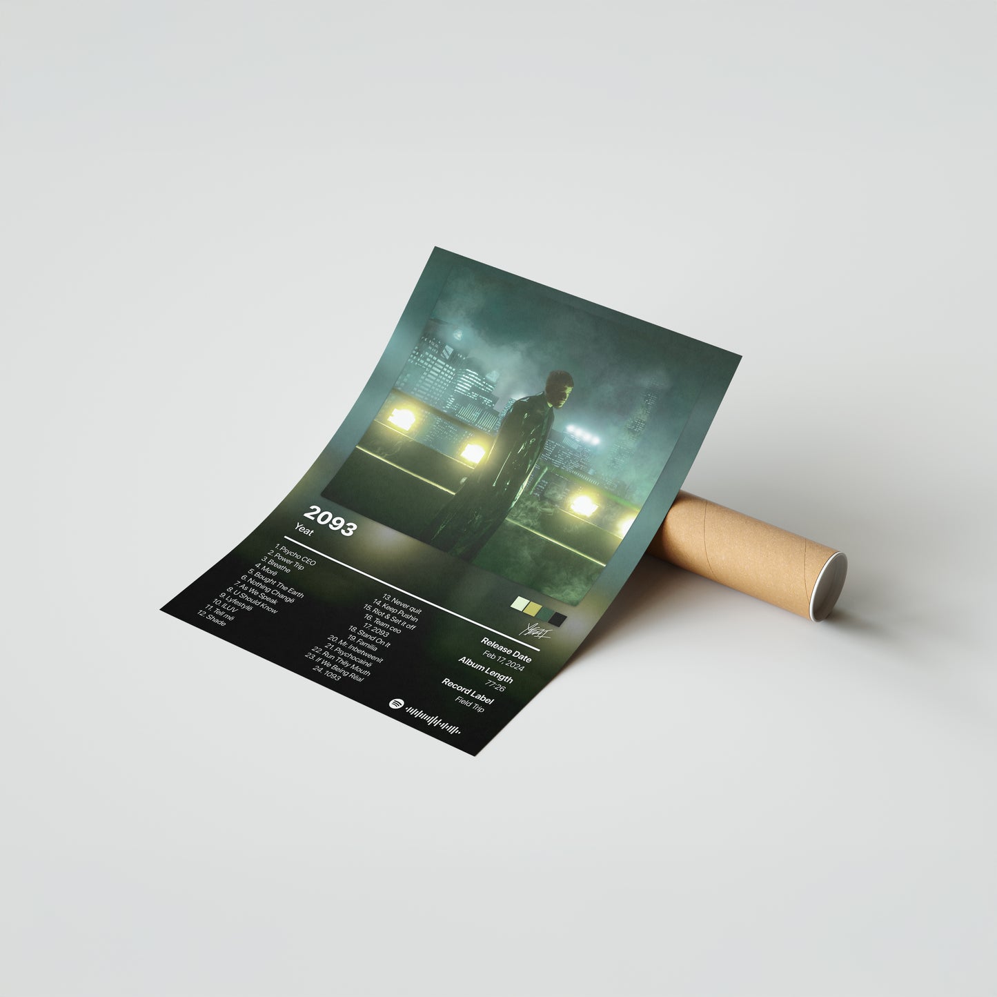 Yeat 2093 Album Poster