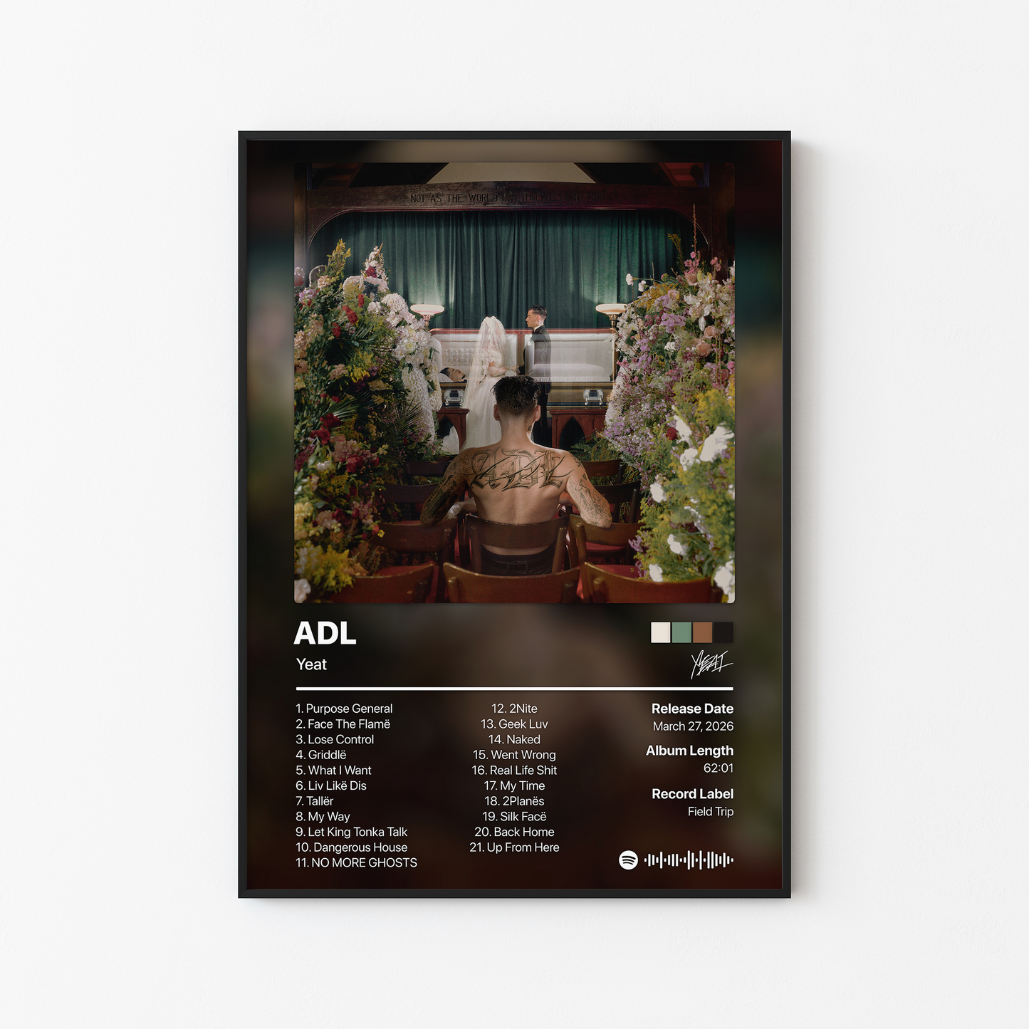 Yeat ADL Album Poster